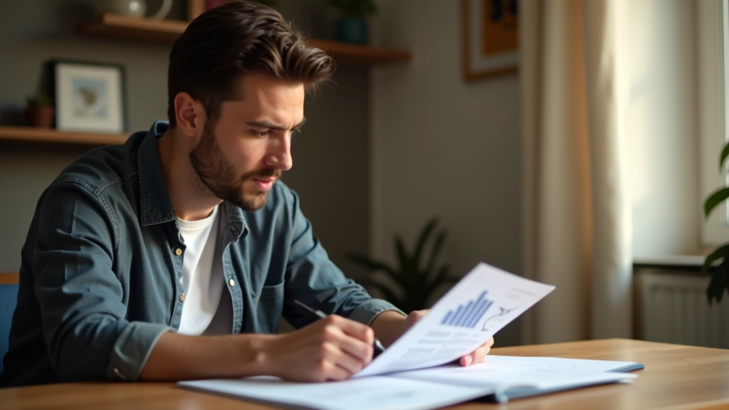 Pessoa a analisar progresso num gráfico de metas semanais, com anotações e feedback visual
