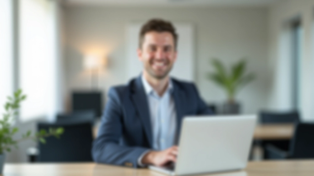 Pessoa com satisfação após completar objetivos profissionais e pessoais com sucesso