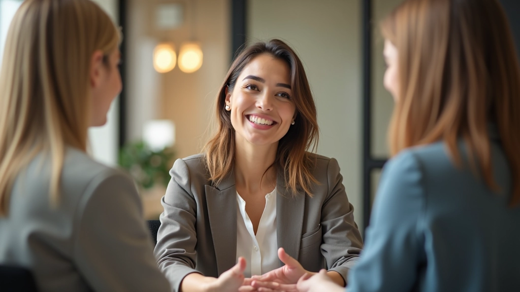 Profissional em encontro de coaching